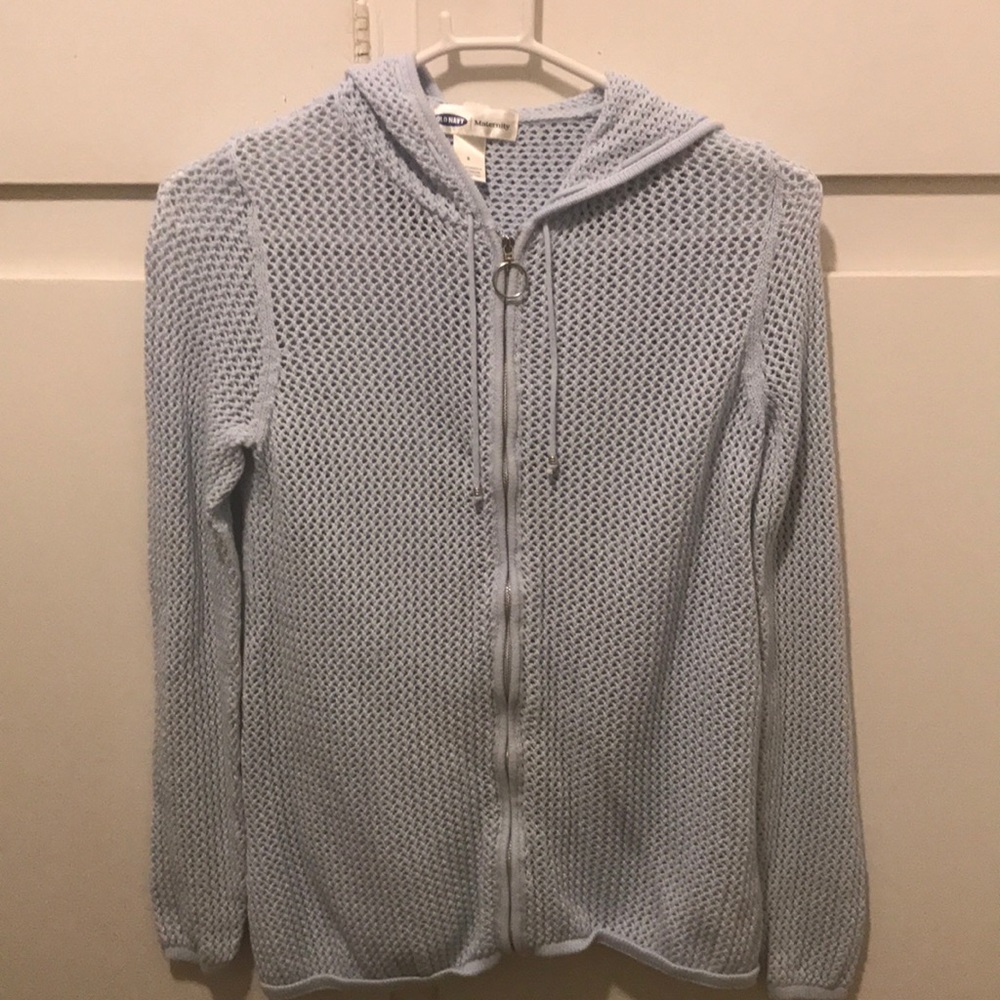 Old Navy maternity zip-up sweater
